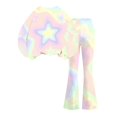 thumbnail image 7 of Grblisyd Outfits for Girls Casual Long Sleeve Cute Cartoon Print Sweatershirt and Flared Pants 2 Pieces Fall Winter Set Size 7-8 Years, 7 of 7