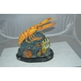 thumbnail image 4 of Nifao Lobster with Fish Bronze Statue – Home Decor Sculpture, 9"L x 18"W x 16"H, 4 of 17