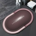 thumbnail image 7 of sruoe Bath Rugs, Bath Mats for Bathroom Floor, Bathroom Rugs, Non Slip WaterAbsorbent Stain Resistant Bath Mats, Silica Gel Mat, Bathroom Door Mat Household Use, Pink, 7 of 7