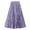 Violet, variante sur Jupe Mi-Longue pour Femmes, Jupe Plissée Taille Haute pour Danse et Fête, Costume de Fête