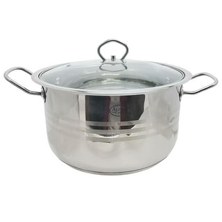 Alpine Cuisine 8.5 Quart Non-stick Stock Pot with Tempered Glass Lid and  Carrying Handles, Multi-Purpose Cookware Aluminum Dutch Oven for Braising,  Boiling, Stewing - Yahoo Shopping