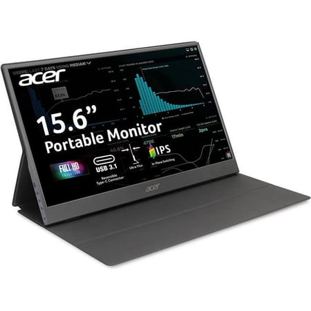UPC: 0193199139214 | Acer 15.6  Full HD (1920 x 1080) IPS Business Portable Monitor  Ultra Slim Portable Design | Premium Cover I External Monitor for Laptop PC Mac  PM161Q Abmiuuzx