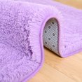 thumbnail image 2 of YJ.GWL Fluffy Area Rugs for Bedroom Soft Shaggy Rug for Living Room Nursery Indoor Plush Floor Carpet,3'x5',Purple, 2 of 7