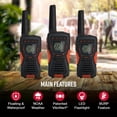 thumbnail image 3 of Radios bidireccionales Cobra CXT10953PH-M impermeables a 40 millas, paquete de 3, 3 of 8