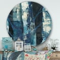 thumbnail image 2 of Designart 'Deep Woods I Indigo' Art Mural Rond en Métal Style Ferme - Disque de 36, 2 of 5