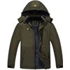 Tyhengta Mens Waterproof Ski Snowboard Jacket Windproof Winter Mountain Snow Coat Army XXL