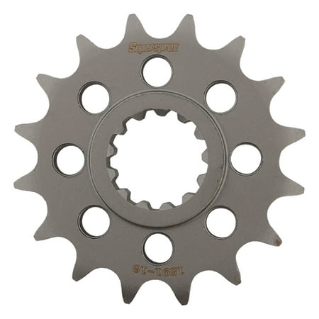 Supersprox Front Sprocket 16T For Yamaha 07 FZ 15-17, 09 FZ 14-16