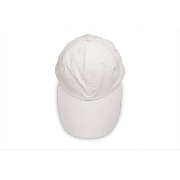 UBM101 Extreme Vacationer Bucket Cap With Neck Cape, White, Extra Large