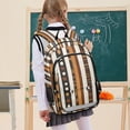 thumbnail image 7 of FORMRS Unisex School Backpack 17" Student Travel Bag with Laptop Compartment, Abstract Dots, 7 of 7
