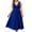 Blue, variant on LIaqionyy Women's Plus Size Midi Dress Sleeveless Elegant V Neck Party Vacation Dresses Casual Summer Sundress S-XXXXXL