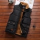 thumbnail image 2 of Chaleco de invierno para hombre, chaleco polar para exteriores, chaqueta sin mangas, chaleco de pesca, 2 of 8