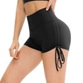 thumbnail image 1 of Pantalones cortos de yoga para mujer con cordón, cintura alta, deportes, entrenamiento físico, corre Abanopi Pantalones cortos deportivos, 1 of 7