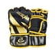 thumbnail image 4 of Guantes de mma Medio Hombres Mujeres Sparring Grappling Open Palm Cuero de PU Taekwondo Protector de manos Guantes de kickboxing Guantes de boxeo Aureato negro DYNWAVEMX Guantes de boxeo, 4 of 8