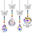 thumbnail image 2 of Juego de 4 atrapasoles de cristal, ideal para crear efectos de colgante de arcoíris en su hogar o automóvil, diseño delicado y duradero con cristal de alta refracción que garantiza una belleza, 2 of 5