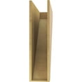 thumbnail image 4 of 9"W x 36"D x 36"H Thin Concord Rough Cedar Woodgrain TimberThane Corbel, Primed Tan, 4 of 6