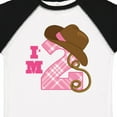 thumbnail image 4 of Inktastic 2nd Birthday 2 Year Old Cowgirl Hat Girls Toddler T-Shirt, 4 of 5