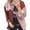 Red, variant on IROINNID Women's Short Shacket Jacket Stripes Long Sleeve Casual Stripe Patchwork Long Cardigan Tops Coat, Green