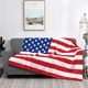 thumbnail image 2 of Balery America Flags3 Manta de Franela con Dibujo, Lujo Ultra Suave y Cálido, Antipelusa y Resistente a las Arrugas para Cama, Sofá, Camping -40"x30", 2 of 4