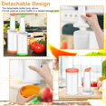 thumbnail image 3 of Paquete de 4 Dispensadoras de Jugo de Colores, de 34 Oz, para Bar, Hogar, Cocina, Fiesta., 3 of 5