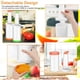 thumbnail image 3 of Paquete de 4 Dispensadoras de Jugo de Colores, de 34 Oz, para Bar, Hogar, Cocina, Fiesta., 3 of 5