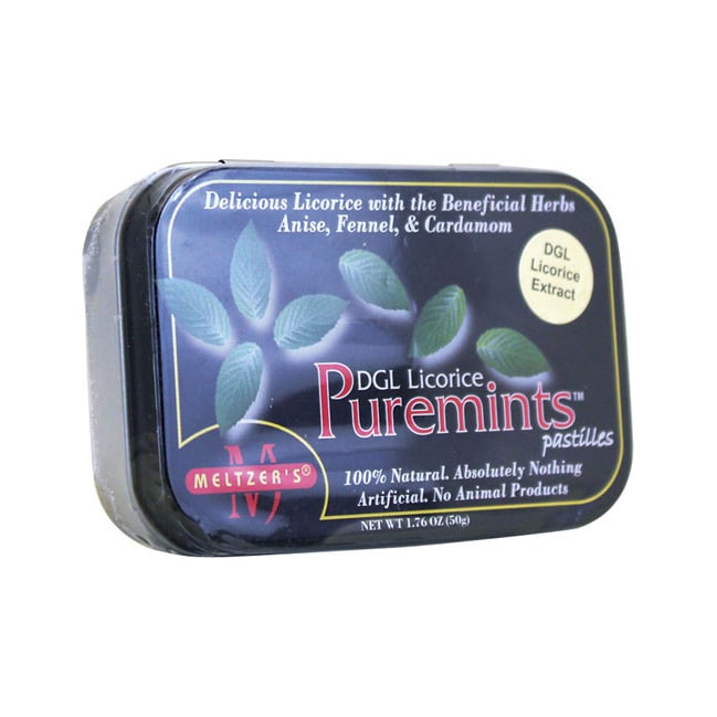 Meltzer's Puremints Dgl Licorice 1.76 oz Pkg.