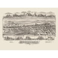 thumbnail image 3 of Fowler 14x11 Black Modern Framed Museum Art Print Titled - Wernersville Pennsylvania - Fowler 1898, 3 of 5