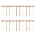 thumbnail image 1 of Xihbxyly Mini Mazo de Madera, Entrenamiento de Coordinación Ojo-Mano, Diseño Ecológico y Seguro, Ejercicios de Agarre y Golpe, Herramienta Multiusos para Marroquinería, Ideal para Regalo de Cumpleaño, 1 of 1