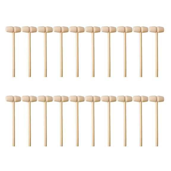 Xihbxyly Mini Mazo de Madera, Entrenamiento de Coordinación Ojo-Mano, Diseño Ecológico y Seguro, Ejercicios de Agarre y Golpe, Herramienta Multiusos para Marroquinería, Ideal para Regalo de Cumpleaño