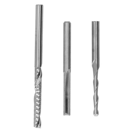 

15Pcs Mill Engraving Bits Set Tungsten Steel 1/8in Shaft Milling Cutter for Lathes