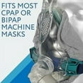 thumbnail image 5 of Revestimientos de máscaras Cpap de cara completa, máscaras Cpap reutilizables beige, fundas de algodón suave, azul, 5 of 5
