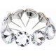 thumbnail image 1 of Set of 20 Diamond Crystal Upholstery Nails Dia-25mm for Wall Decoration,Cushion,etc, 1 of 5