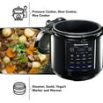 thumbnail image 3 of GraniteStone Diamond 12-in-1 Multicooker with LED Display, Electric Pressure Cooker, Slow Cooker, Rice Cooker, Steamer, Saute, Yogurt Maker and Warmer, 6 Quart, 12 Pre-Set Functions, 3 of 6