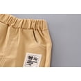 thumbnail image 4 of Oso bordado Ropa para niños Pantalones cortos de verano de manga corta Rojo, 4 of 8