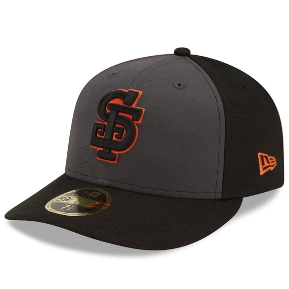 Men's New Era Gray/Black San Francisco Giants Authentic Collection Alternate Low Profile 59FIFTY Fitted Hat