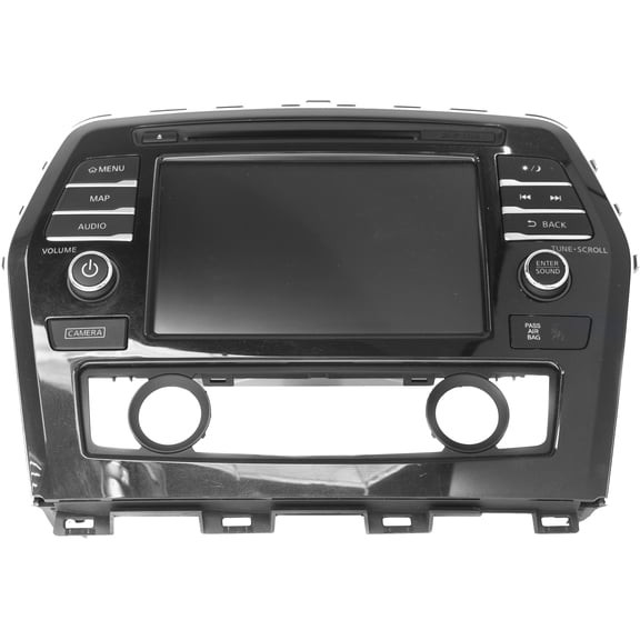 Restored 2017 Nissan Maxima AM FM Radio 8" Touch Screen Navigation Part Number 259159DD0A (Refurbished)