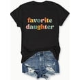 thumbnail image 1 of [Chic Alphabet Print Tee] Versatile Alphabet-Print Tee - Chic, Easy-Care & Comfortable, Lightweight & Breathable Women's Casual Short Sleeve Crew Neck Top, 1 of 8