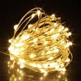 thumbnail image 2 of Guirnalda de luces LED de 1 a 5 m, adorno navideño para el hogar, Navidad, Año Nuevo, luces de hadas a rayas, funciona con pilas, 2 of 5