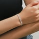 thumbnail image 5 of Conjunto de joyería de boda para dama de honor, conjunto de joyería de plata con diamantes de imitación, collar de cristal para novia, pendientes para mujer, fiesta de graduación, 5 of 5