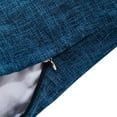 thumbnail image 2 of Set of 2 Dark Blue Pillow Covers Rustic Linen Decorative Square Throw Pillow Covers 18x18 Inch for Sofa Couch Decoration, 2 of 5