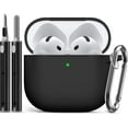 thumbnail image 1 of Protective Case for AirPods 4 with Cleaner Kit, Soft Silicone, 1 of 6