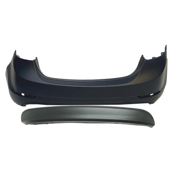 DCP Rear Bumper Cover Kit for 2014-2016 Hyundai Elantra Korea Built HY1100202 CAPA