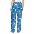 thumbnail image 3 of Balery Gnomes in USA print Women's Pajama Pants,Ultra Lightweight Pjs,Lounge Pant-Large, 3 of 9