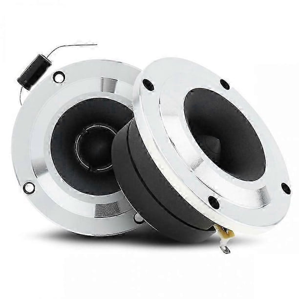 2 altavoces tweeter de cúpula de aluminio para coche, 4 ohmios, película de seda, agudos, altavoz de audio HIFI multimedia, altavoz de estantería con panel
