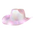 thumbnail image 3 of Sombrero De Vaquero Disfraz De Niña De Vaca Light Up Cowgirl Hat Sombrero De Vaquero Colorido Halloween Christmas Cow Girl Dress Up Accesorios De Disfraces Sombreros De Fiesta ANGGREK Otros, 3 of 8