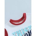 thumbnail image 5 of 4th of July Baby Boy Girl Clothes USA Short Sleeve Bubble Romper Oversized T-Shirt Onesie Bodysuit Patriotic Outfit, 5 of 9