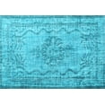 thumbnail image 1 of Ahgly Company Indoor Rectangle Persian Light Blue Traditional Area Rugs, 8' x 10', 1 of 4