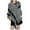Blue, variant on Ediodpoh Womens Fashion Fringe Bat Sleeve Sweater Pullover Striped Cape Sweater Shawl for Autumn Winter Black