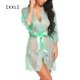 thumbnail image 1 of Mujeres Kimono Camisón Lencería de encaje Bata Sexy Malla Ropa de dormir, XXL, Verde Inevent XX000064-26, 1 of 7