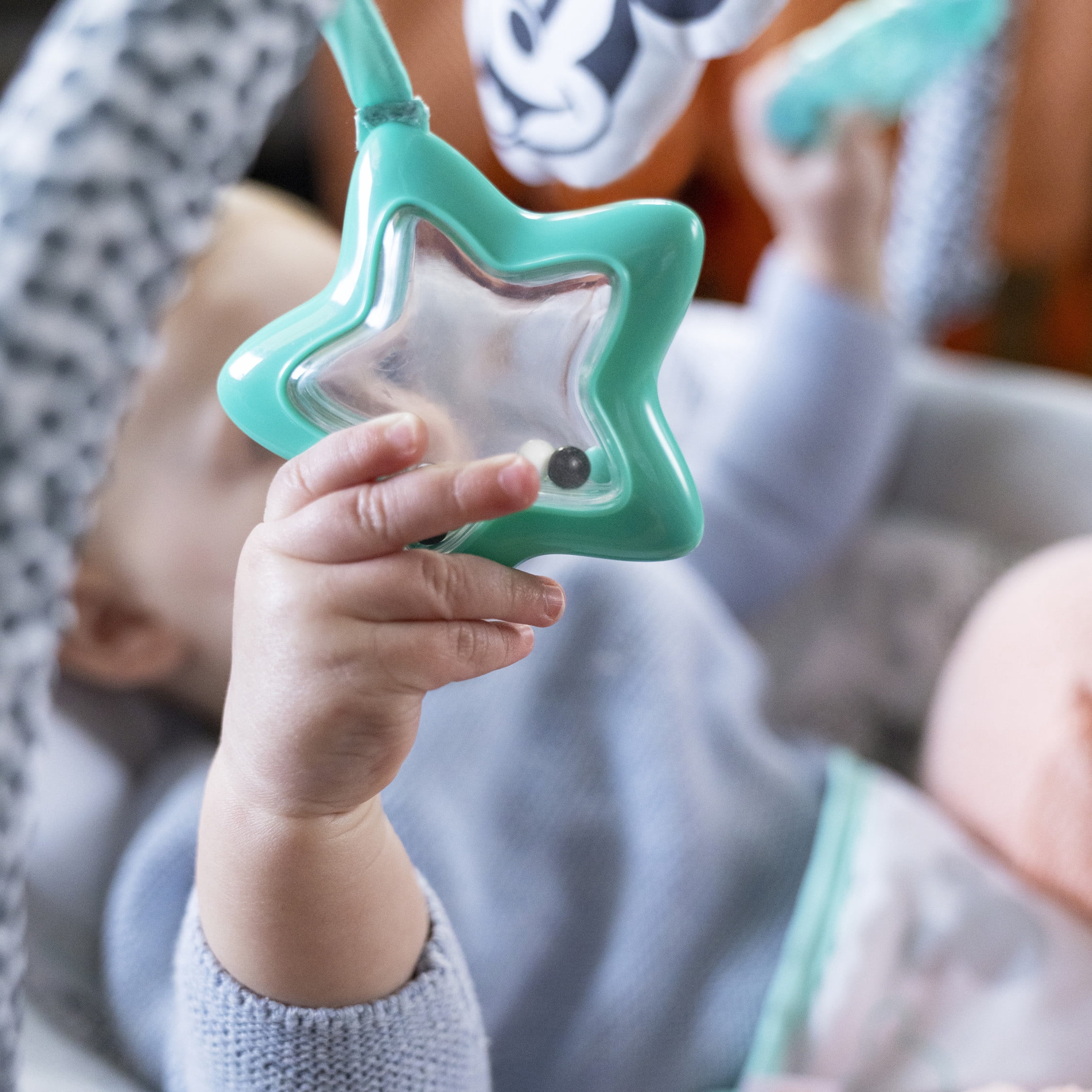 Bright Starts Mickey Mouse Comfy Disney Baby Bouncer, Cloudscapes