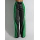 thumbnail image 1 of Pantalones vaqueros de retazos para mujer, pantalón de cintura alta, ajustado, cómodo, informal, pierna ancha, recto, verano, 2024, 1 of 5